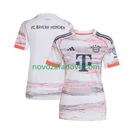 Nogometni Dres FC Bayern München Ženska Gostujući 2025-2026 Kratkih Rukava