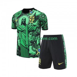 Brazil JESUS Special Football Shirts Dječji Domaći 2024-2025 Kratkih Rukava