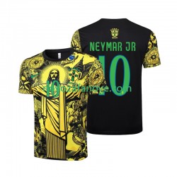 Nogometni Dres Brazil Neymar JR 10 Jesus Muški Domaći 2024 Kratkih Rukava