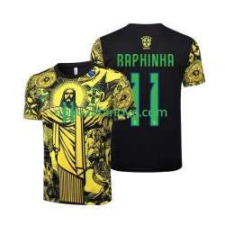 Nogometni Dres Brazil RAPHINHA 11 Jesus Muški Domaći 2024 Kratkih Rukava