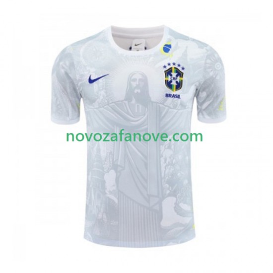 Nogometni Dres Brazil Special Jesus Muški Domaći 2024-2025 Kratkih Rukava