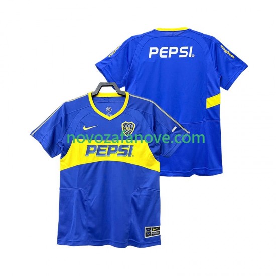 Nogometni Dres CA Boca Juniors 2003 Retro Muški Domaći 2004 Kratkih Rukava