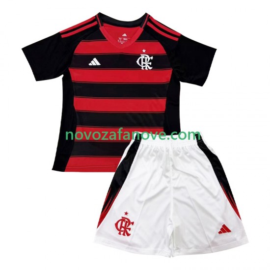 Nogometni Dres CR Flamengo Dječji Domaći 2025-2026 Kratkih Rukava