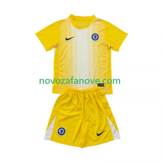 Nogometni Dres Chelsea Golmanski Dječji Treći 2025-2026 Kratkih Rukava