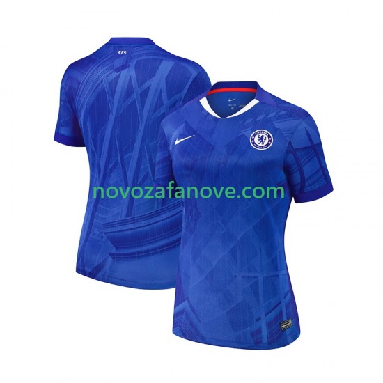 Nogometni Dres Chelsea Ženska Domaći 2025-2026 Kratkih Rukava