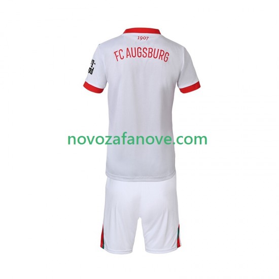 Nogometni Dres FC Augsburg Dječji Domaći 2025-2026 Kratkih Rukava