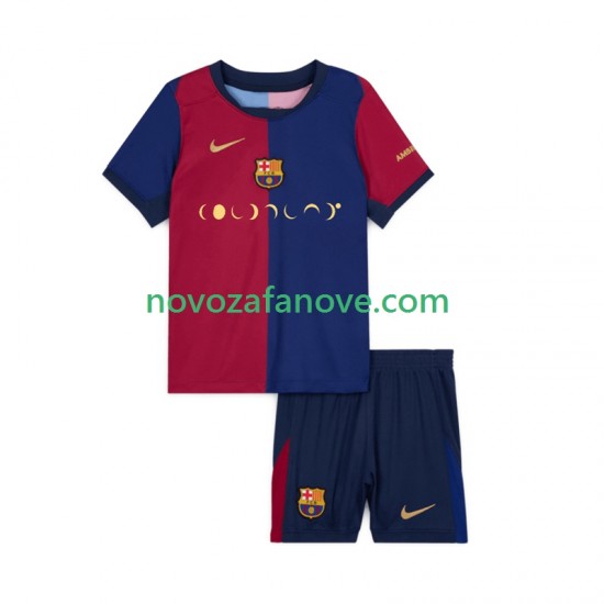 Nogometni Dres FC Barcelona Coldplay Dječji Domaći 2024-2025 Kratkih Rukava