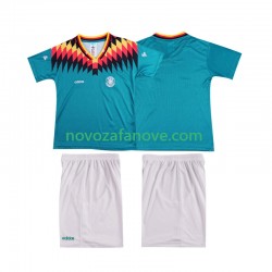 Nogometni Dres Njemačka Retro Dječji Gostujući 1994 Kratkih Rukava