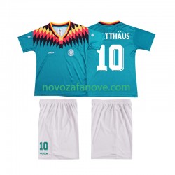 Nogometni Dres Njemačka MATTHAUS 10 Retro Dječji Gostujući 1994 Kratkih Rukava