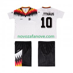 Nogometni Dres Njemačka MATTHAUS 10 Retro Dječji Domaći 1994 Kratkih Rukava