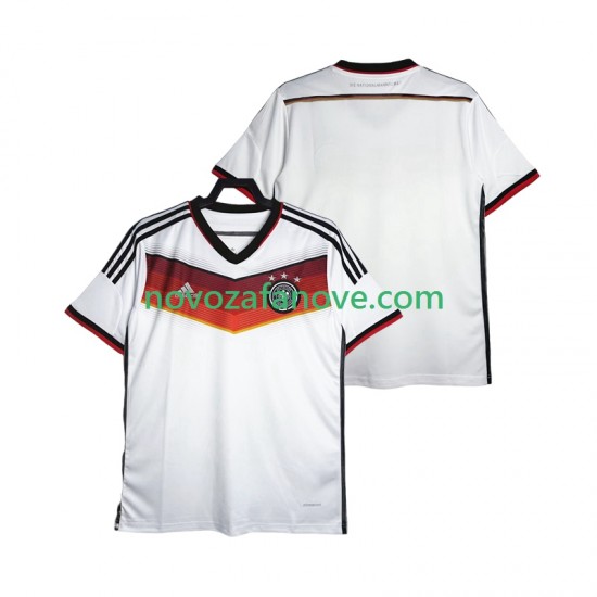 Nogometni Dres Njemačka World Cup 2014 Retro Muški Domaći Kratkih Rukava