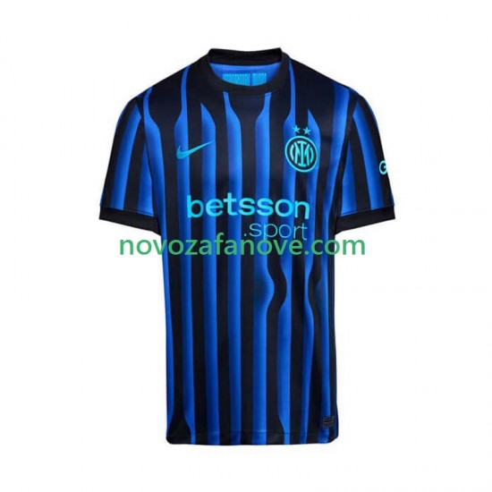 Nogometni Dres Inter Milan Muški Domaći 2025-2026 Kratkih Rukava