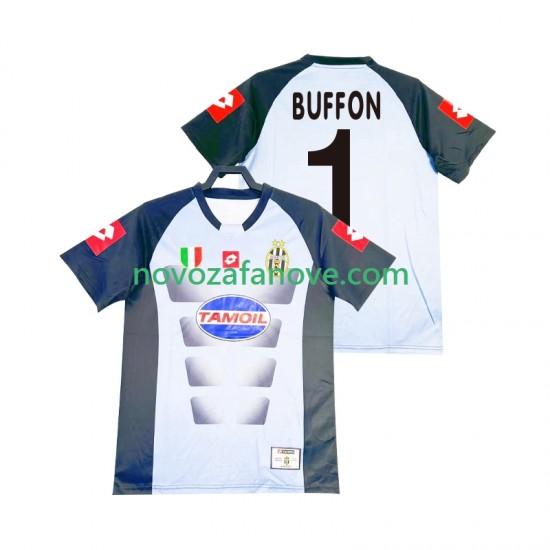 Nogometni Dres Juventus Buffon 1 Golmanski Retro Muški Domaći 2002-2003 Kratkih Rukava