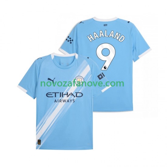 Nogometni Dres Manchester City Erling Haaland 9 Muški Domaći 2025-2026 Kratkih Rukava