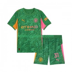 Nogometni Dres Manchester City Ederson Moraes 31 Golmanski Dječji Domaći 2025-2026 Kratkih Rukava