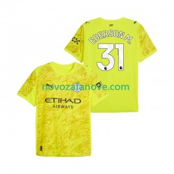 Nogometni Dres Manchester City Ederson Moraes 31 Golmanski Muški Treći 2025-2026 Kratkih Rukava