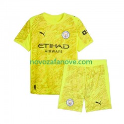 Nogometni Dres Manchester City Golmanski Dječji Treći 2025-2026 Kratkih Rukava