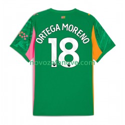 Nogometni Dres Manchester City ORTEGA MORENO 18 Golmanski Muški Domaći 2025-2026 Kratkih Rukava