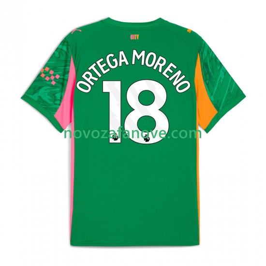 Nogometni Dres Manchester City ORTEGA MORENO 18 Golmanski Muški Domaći 2025-2026 Kratkih Rukava