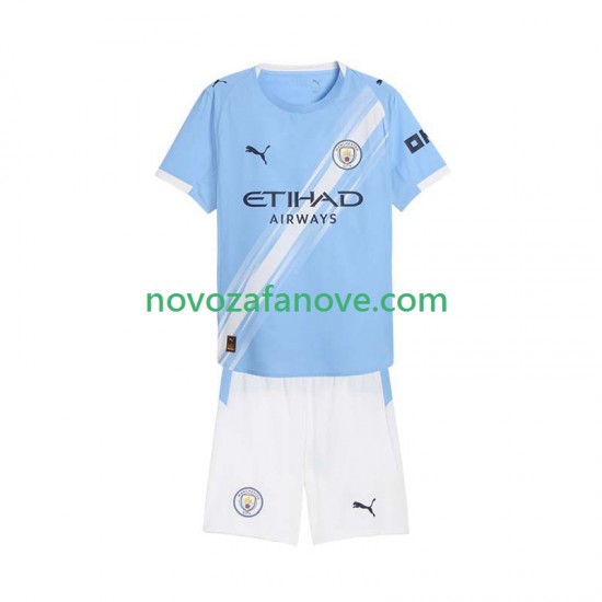 Nogometni Dres Manchester City Dječji Domaći 2025-2026 Kratkih Rukava