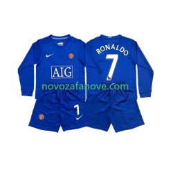 Nogometni Dres Manchester United Cristiano Ronaldo 7 Retro Dječji Gostujući 2008 Dugim Rukavima