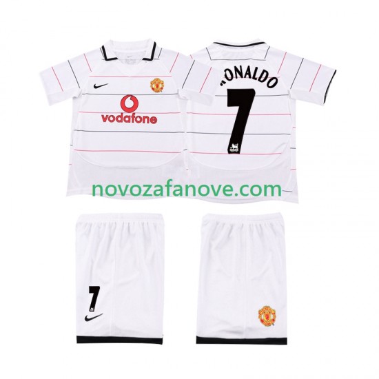Nogometni Dres Manchester United Cristiano Ronaldo 7 2003 2005 Retro Dječji Domaći Kratkih Rukava