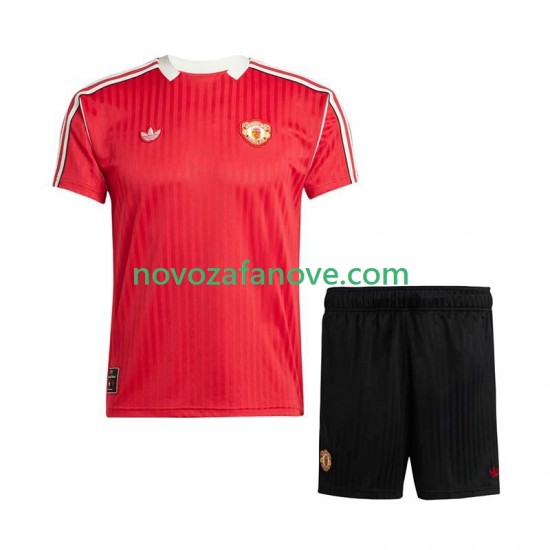 Nogometni Dres Manchester United d Icon Dječji Domaći 2025-2026 Kratkih Rukava