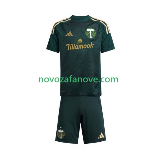 Nogometni Dres Portland Timbers Dječji Domaći 2025 Kratkih Rukava