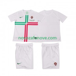 Nogometni Dres Portugal 2012 Retro Dječji Gostujući Kratkih Rukava