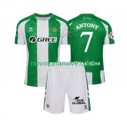 Nogometni Dres Real Betis Antony 7 Dječji Domaći 2025-2026 Kratkih Rukava