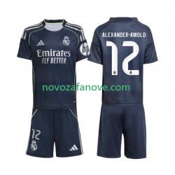 Nogometni Dres Real Madrid Alexander-Arnold 12 Dječji Gostujući 2025-2026 Kratkih Rukava