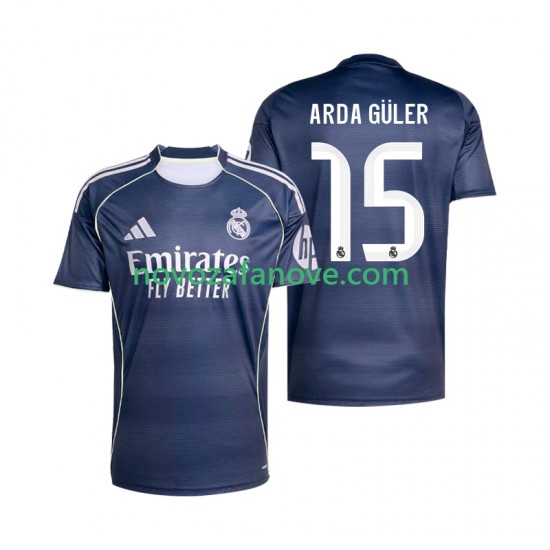 Nogometni Dres Real Madrid Arda Guler 15 Muški Gostujući 2025-2026 Kratkih Rukava