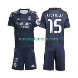 Nogometni Dres Real Madrid Arda Guler 15 Dječji Gostujući 2025-2026 Kratkih Rukava