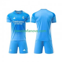 Nogometni Dres Real Madrid Golmanski Dječji Domaći 2025-2026 Kratkih Rukava