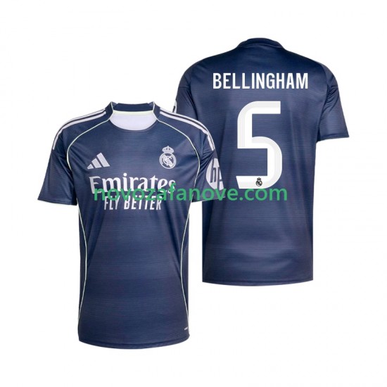 Nogometni Dres Real Madrid Jude Bellingham 5 Muški Gostujući 2025-2026 Kratkih Rukava