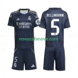 Nogometni Dres Real Madrid Jude Bellingham 5 Dječji Gostujući 2025-2026 Kratkih Rukava