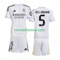 Nogometni Dres Real Madrid Jude Bellingham 5 Dječji Domaći 2025-2026 Kratkih Rukava