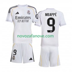 Nogometni Dres Real Madrid Mbappé Kylian 9 Dječji Domaći 2025-2026 Kratkih Rukava