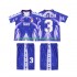 Nogometni Dres Real Madrid R CARLOS 3 1996-1997 Retro Dječji Gostujući Kratkih Rukava