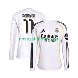 Nogometni Dres Real Madrid Rodrygo 11 Muški Domaći 2025-2026 Dugim Rukavima