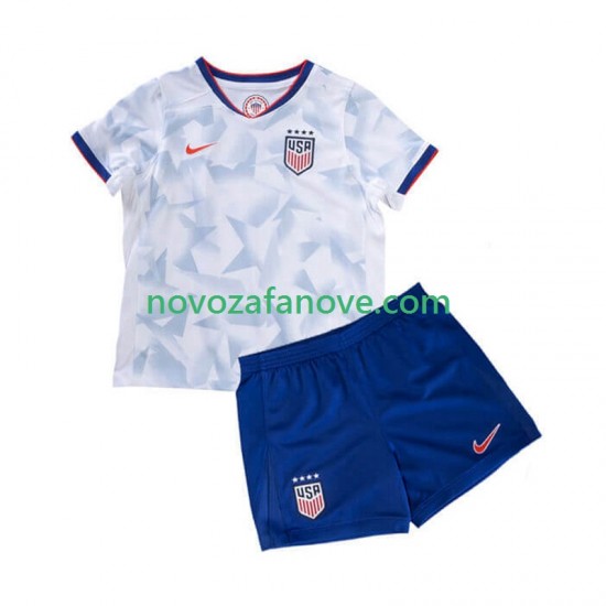 Nogometni Dres SAD Dječji Domaći 2025 Kratkih Rukava