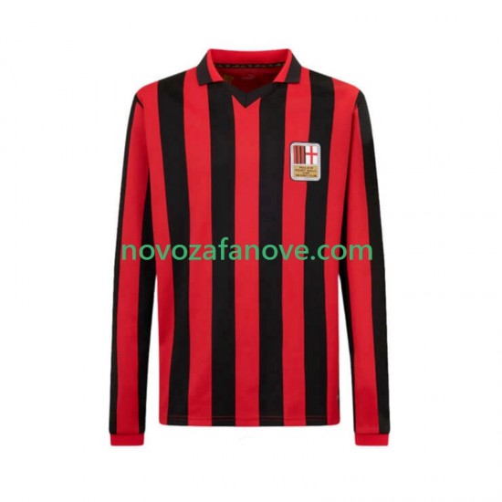 Nogometni Dres AC Milan 125th Anniversary Muški Domaći 2024-2025 Dugim Rukavima