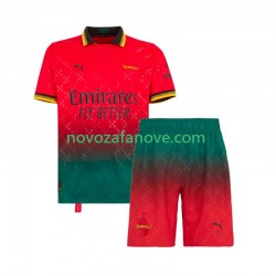 Nogometni Dres AC Milan Golmanski Dječji Četvrti 2024-2025 Kratkih Rukava