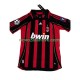 Nogometni Dres AC Milan KAKA 8 2007 Retro Muški Domaći 2006 Kratkih Rukava