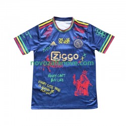 Nogometni Dres AFC Ajax Bob Marley Special Blue Muški Domaći 2025 Kratkih Rukava