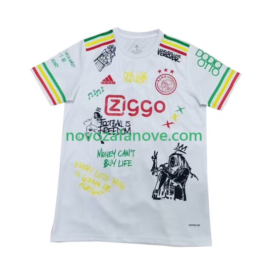 Nogometni Dres AFC Ajax Bob Marley Special Muški Domaći 2025 Kratkih Rukava