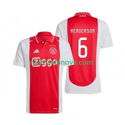 Nogometni Dres AFC Ajax Henderson 6 Muški Domaći 2024-2025 Kratkih Rukava