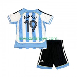 Nogometni Dres Argentina Lionel Messi 19 Retro Dječji Domaći 2006 Kratkih Rukava
