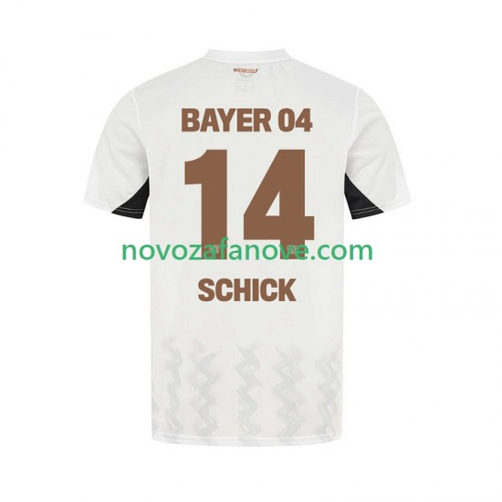 Nogometni Dres Bayer 04 Leverkusen Patrik Schick 14 Muški Gostujući 2024-2025 Kratkih Rukava