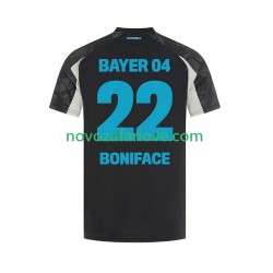 Nogometni Dres Bayer 04 Leverkusen Victor Boniface 22 Muški Treći 2024-2025 Kratkih Rukava